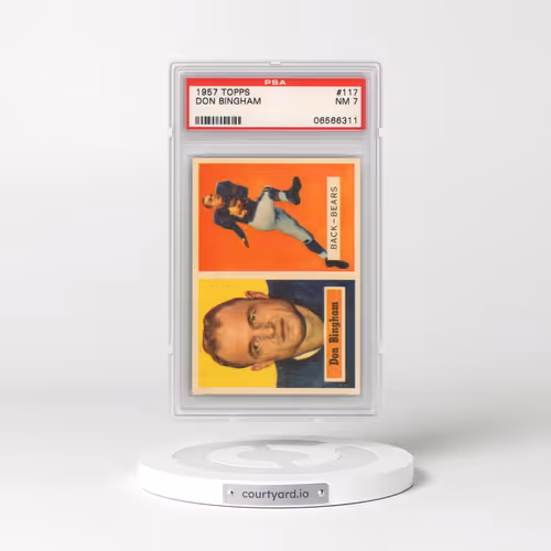1957 Topps #117 Don Bingham (PSA 7 NM)