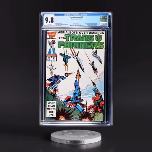 Transformers #21 CGC 9.8 White Pages (Marvel Comics, 10/86) - Universal