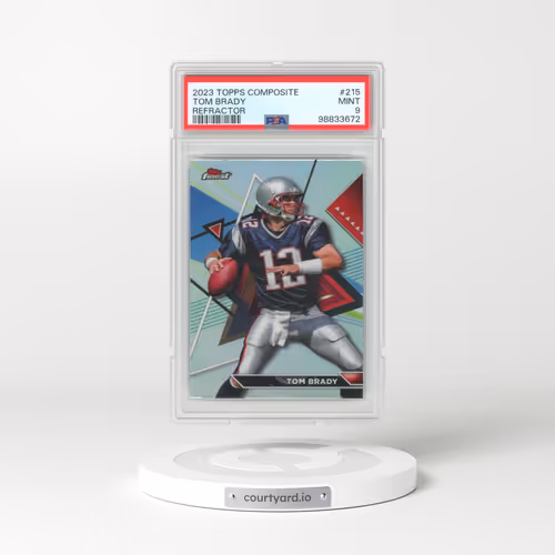 2023 Topps Composite #215 Tom Brady - Refractor (PSA 9 MINT)