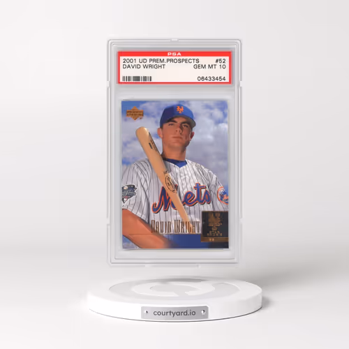 2001 Upper Deck Prospect Premieres #52 David Wright (PSA 10 GEM MINT)