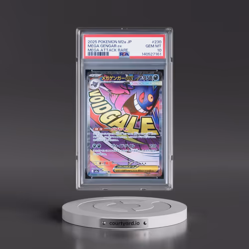 2025 Pokémon M2a-Mega Dream EX #230 Mega Gengar EX - Holo Mega Attack Rare (PSA 10 GEM MINT)