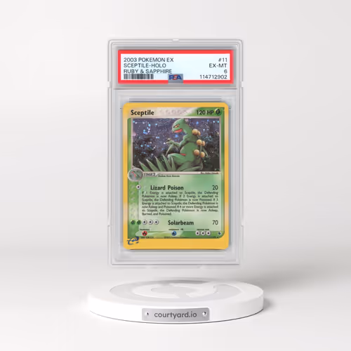 2003 Pokémon EX Ruby & Sapphire #11 Sceptile - Holo (PSA 6 EX-MT)