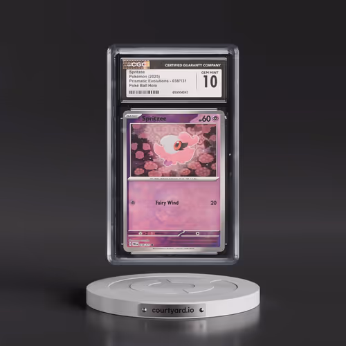2024 Prismatic Evolutions - PRE EN #038/131 Spritzee - Poké Ball Holo (CGC 10 GEM MINT)