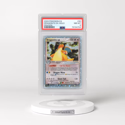 2003 Pokémon EX Dragon #90 Dragonite EX - Holo Holo (PSA 8 NM-MT)