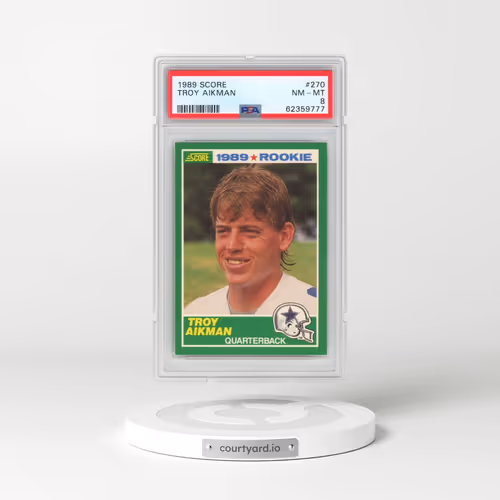 1989 Score #270 Troy Aikman (PSA 8 NM-MT)