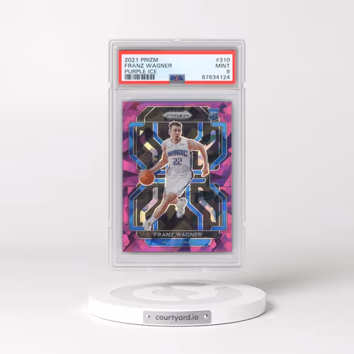 2021 Panini Prizm #310 Franz Wagner - Purple Ice (PSA 9 MINT)