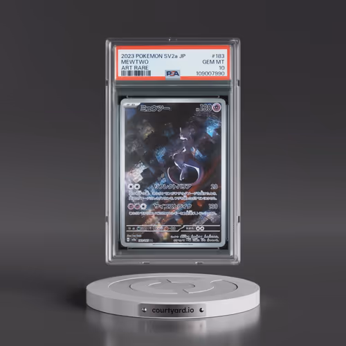 2023 Pokémon Sv2a-Pokemon 151 #183 Mewtwo - Art Rare (PSA 10 GEM MINT)