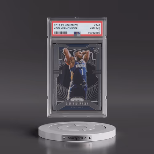 2019 Panini Prizm #248 Zion Williamson (PSA 10 GEM MINT)