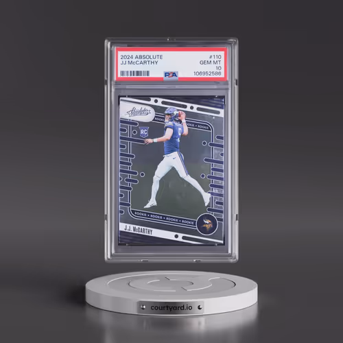 2024 Panini Absolute #110 JJ McCarthy (PSA 10 GEM MINT)