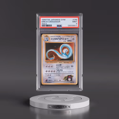 1998 Pokémon Gym #148 Erika's Dragonair - Holo (PSA 9 MINT)