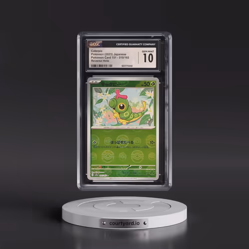 2023 Pokémon Card 151 #010/165 Caterpie - Reverse Holo Poké Ball (CGC 10 GEM MINT)