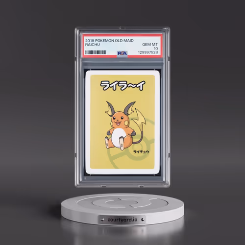 2019 Pokémon Old Maid Raichu (PSA 10 GEM MINT)