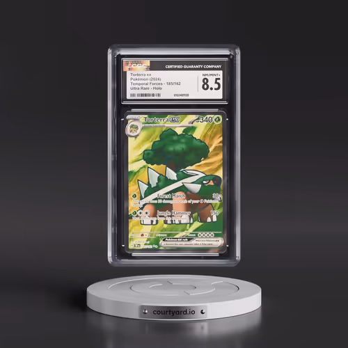 2024 Pokémon Tef EN-Temporal Forces #185 Torterra EX - Holo Ultra Rare (CGC 8.5 NM-MT+)