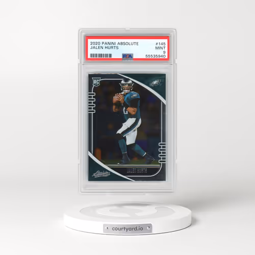 2020 Panini Absolute #145 Jalen Hurts (PSA 9 MINT)