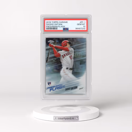 2018 Topps Chrome Freshman Flash #FF-1 Shohei Ohtani (PSA 10 GEM MINT)