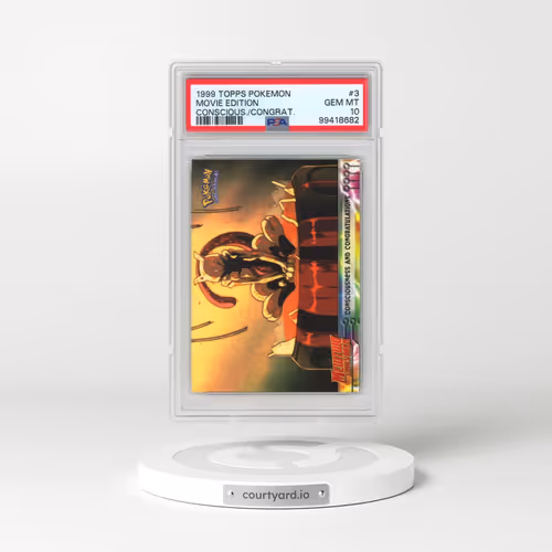 1999 Topps Pokémon the Movie Edt #3 Movie Edition - Consciousness and Congratulations (PSA 10 GEM MINT)