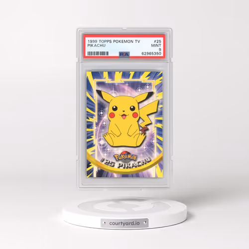 1999 Topps Pokémon TV #25 Pikachu (PSA 9 MINT)