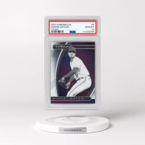 2021 Panini Chronicles Titan #6 Shohei Ohtani (PSA 10 GEM MINT)