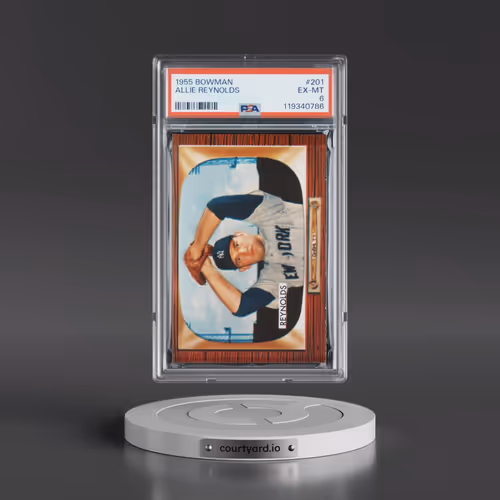 1955 Bowman #201 Allie Reynolds (PSA 6 EX-MT)