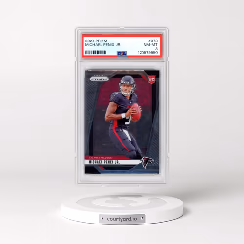 2024 Panini Prizm #378 Michael Penix Jr. (PSA 8 NM-MT)
