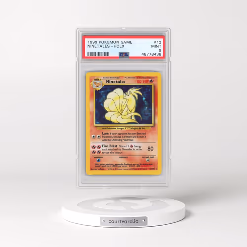1999 Pokémon Game #12 Ninetales - Holo (PSA 9 MINT)