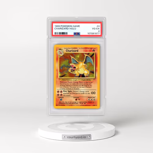 1999 Pokémon Game #4 Charizard - Holo (PSA 4 VG-EX)