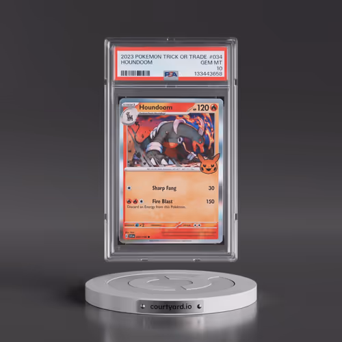 2023 Pokémon Trick or Trade #034 Houndoom (PSA 10 GEM MINT)