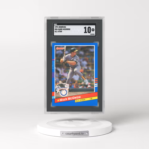 1991 Donruss #56 Mark Mcgwire - All-Star (SGC 10 GEM MINT)