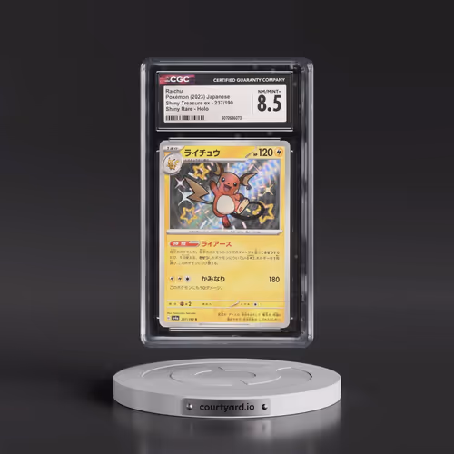 2023 Shiny Treasure ex #237/190 Raichu - Shiny Rare Holo (CGC 8.5 NM-MT+)