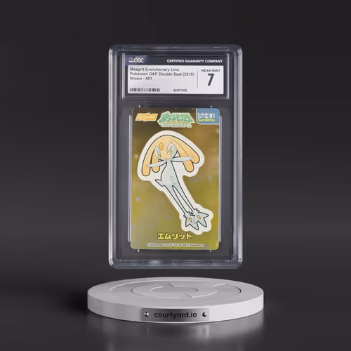 2006 Pokémon DP Double Seal (Nissui) - Japanese #91 Mesprit Evolutionary Line (CGC 7 NM)