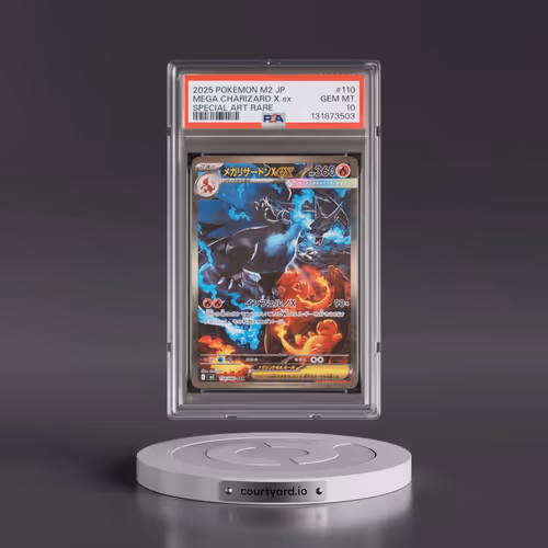 2025 Pokémon M2-Inferno X #110 Mega Charizard X EX - Holo Special Art Rare (PSA 10 GEM MINT)