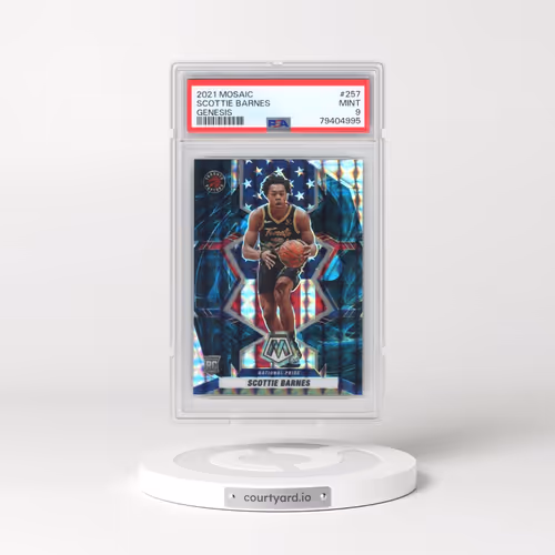 2021 Panini Mosaic #257 Scottie Barnes - Genesis (PSA 9 MINT)