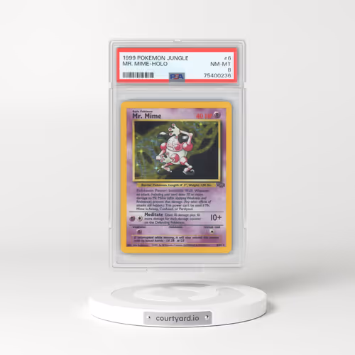 1999 Jungle #6 Mr. Mime - Holo (PSA 8 NM-MT)