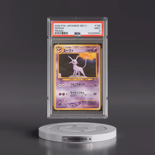 2000 Pokémon Neo 2 Promo #196 Espeon - Promo (PSA 9 MINT)