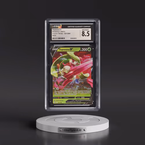 2019 Fusion Strike #021/264 Tsareena V - Holo (CGC 8.5 NM-MT+)