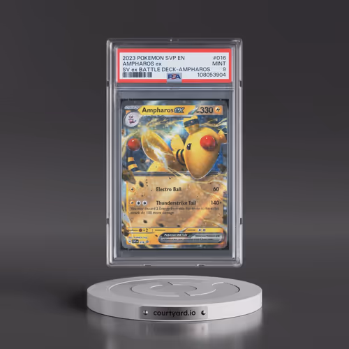2023 Pokémon Svp EN-SV Black Star Promo #016 Ampharos EX - Holo Scarlet & Violet EX Battle Deck-Amph