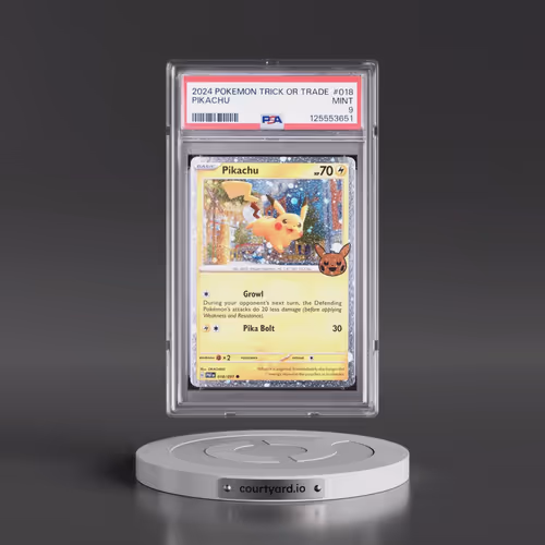 2024 Pokémon Trick or Trade #018 Pikachu (PSA 9 MINT)