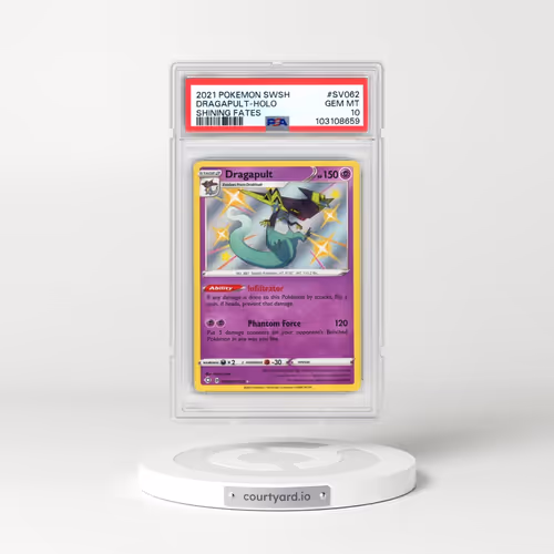 2021 Pokémon Sword & Shield Shining Fates #SV062 Dragapult - Holo (PSA 10 GEM MINT)
