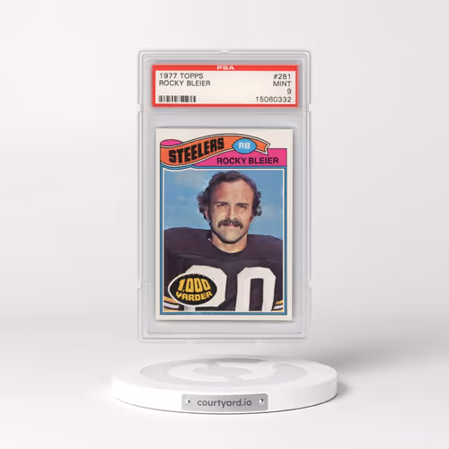 1977 Topps #281 Rocky Bleier (PSA 9 MINT)