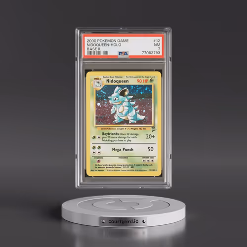2000 Pokémon Game Base II #12 Nidoqueen - Holo (PSA 7 NM)
