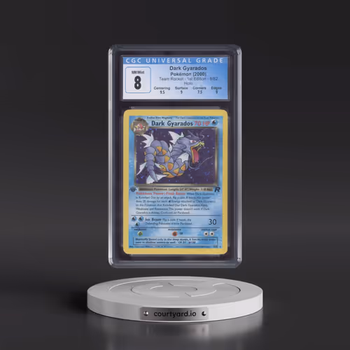 2000 Team Rocket #8/82 Dark Gyarados - 1st Edition Holo (CGC 8 NM-MT)