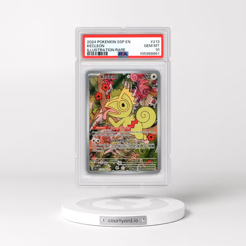 2024 Pokémon Ssp EN-Surging Sparks #213 Kecleon - Illustration Rare (PSA 10 GEM MINT)