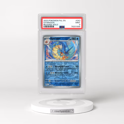 2023 Pokémon Pal EN-Paldea Evolved #043 Gyarados - Reverse Holo (PSA 9 MINT)