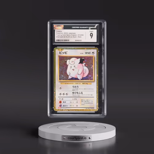 2023 Pokémon Cll-Trading Card Game Classic Charizard & HO-Oh EX Deck #013 Clefairy (CGC 9 MINT)