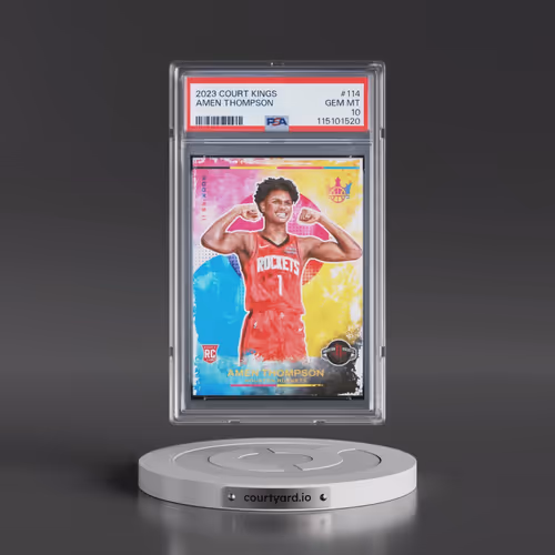 2023 Panini Court Kings #114 Amen Thompson (PSA 10 GEM MINT)