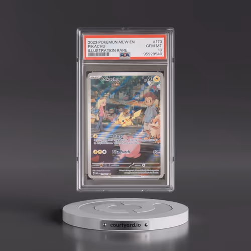 2023 Pokémon Mew EN-151 #173 Pikachu - Illustration Rare (PSA 10 GEM MINT)