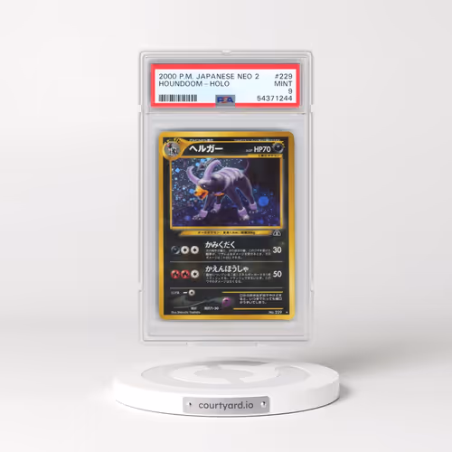 2000 Pokémon Neo 2 #229 Houndoom - Holo (PSA 9 MINT)