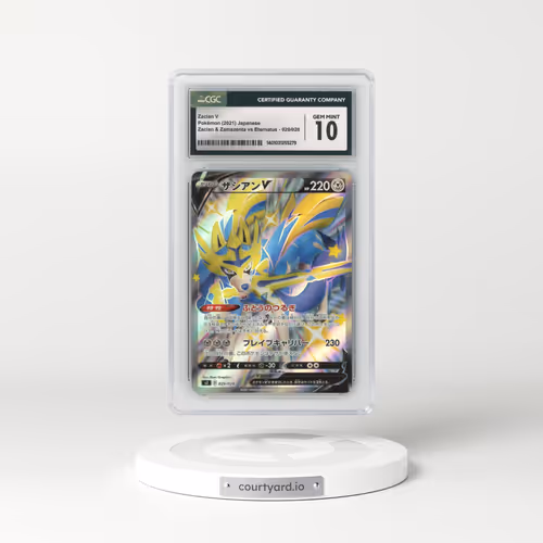 2021 Zacian & Zamazenta vs Eternatus Special Deck #029/028 Zacian V - Holo (CGC 10 GEM MINT)