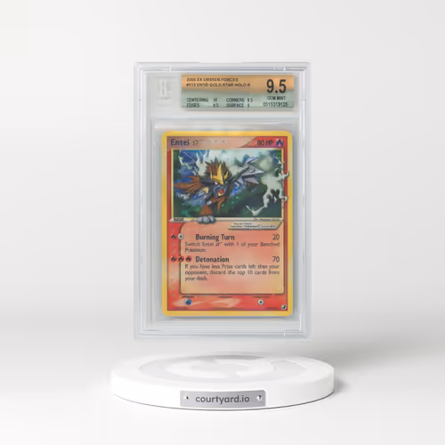 2005 EX Unseen Forces #113 Entei ☆ - Holo (BGS 9.5 GEM MINT)