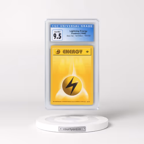 1999 Base Set #100/102 Lightning Energy - 1st Edition 1st Edition (CGC 10 GEM MINT)
